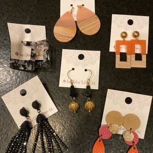 Variety of new earrings. Each pair sold separately or the entire lot for 25.00